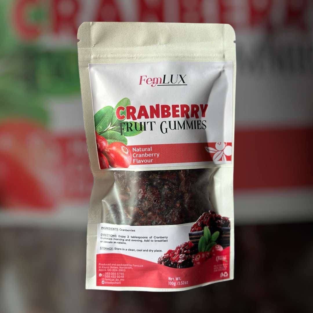 Cranberry dried fruit gummies - View 1